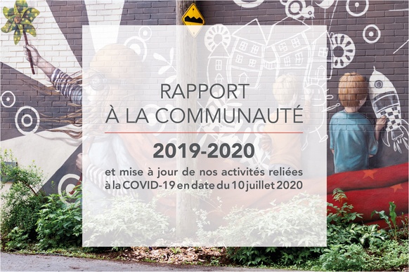 Rapport à la communauté 2019-2020